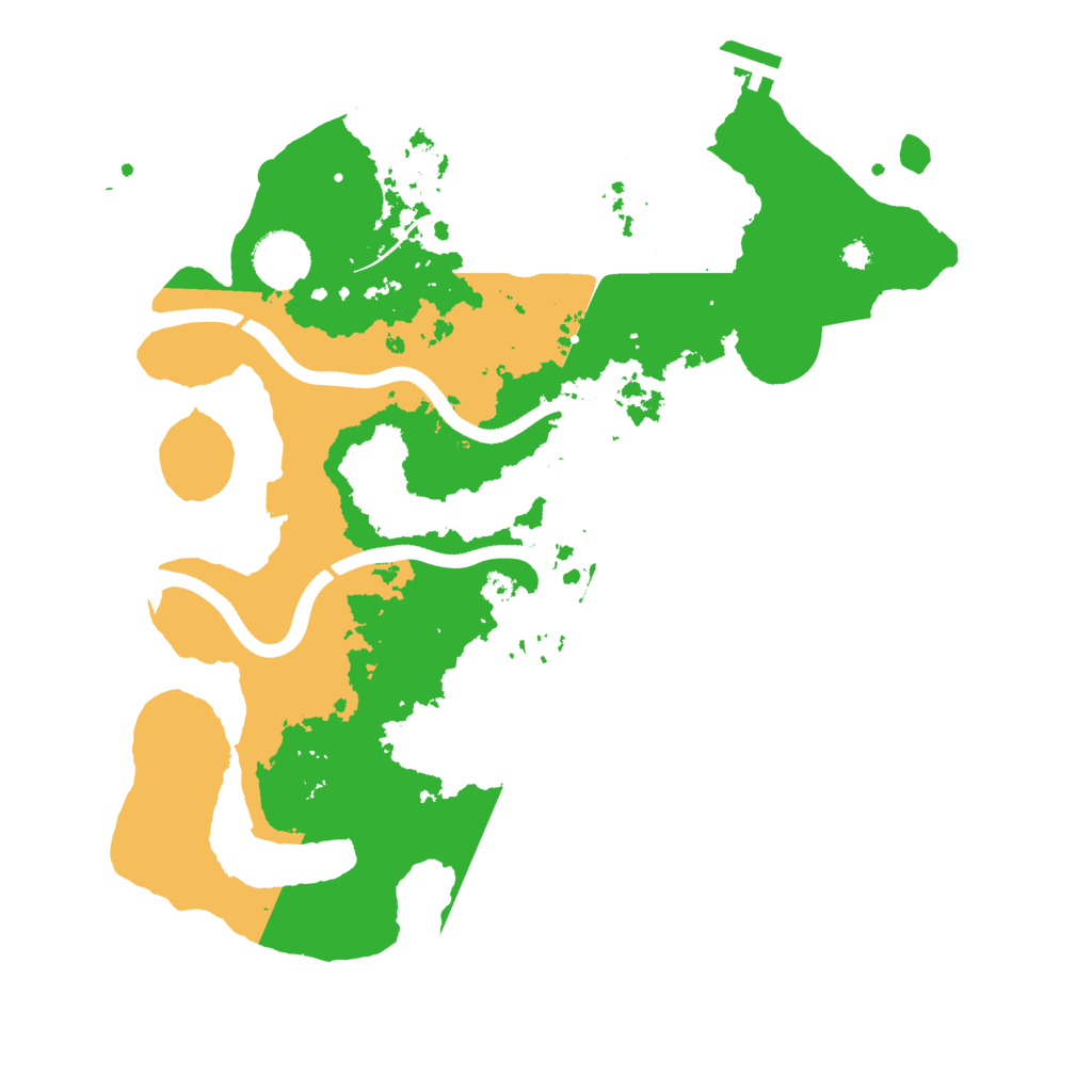 Biome Rust Map: Procedural Map, Size: 3550, Seed: 685078