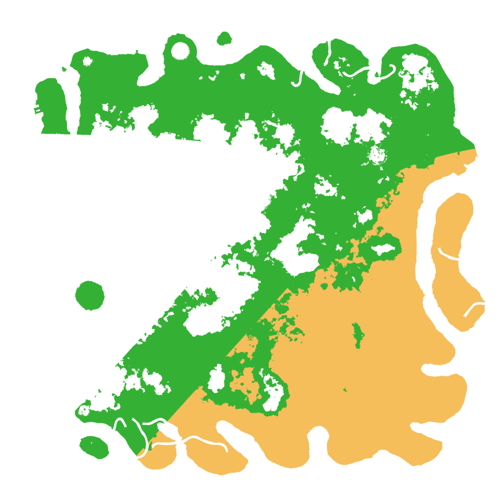 Biome Rust Map: Procedural Map, Size: 5000, Seed: 2