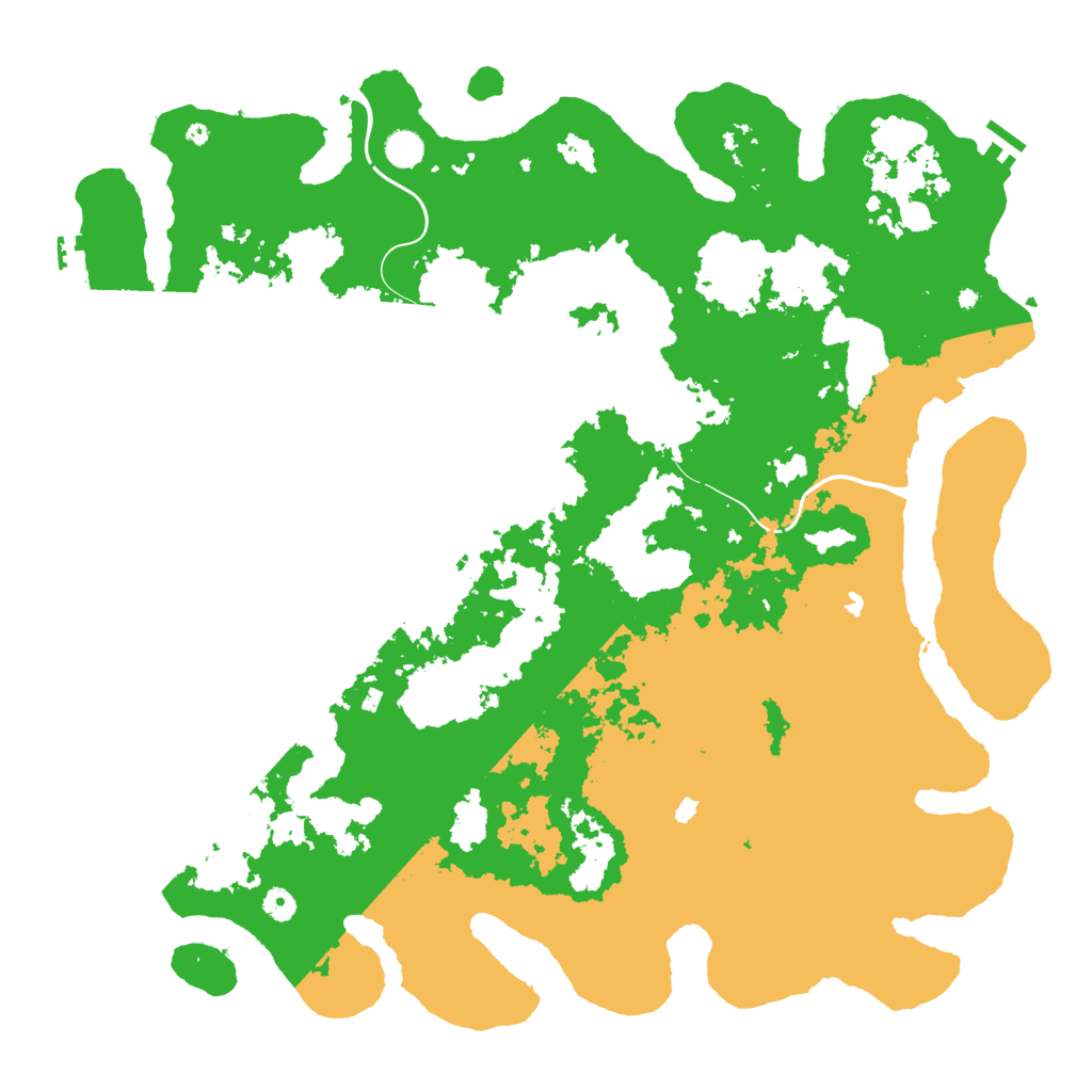 Biome Rust Map: Procedural Map, Size: 5000, Seed: 2