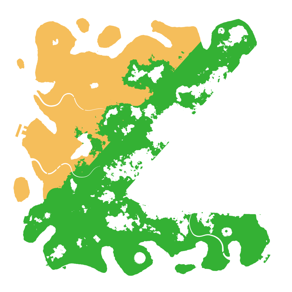 Biome Rust Map: Procedural Map, Size: 4500, Seed: 987543869