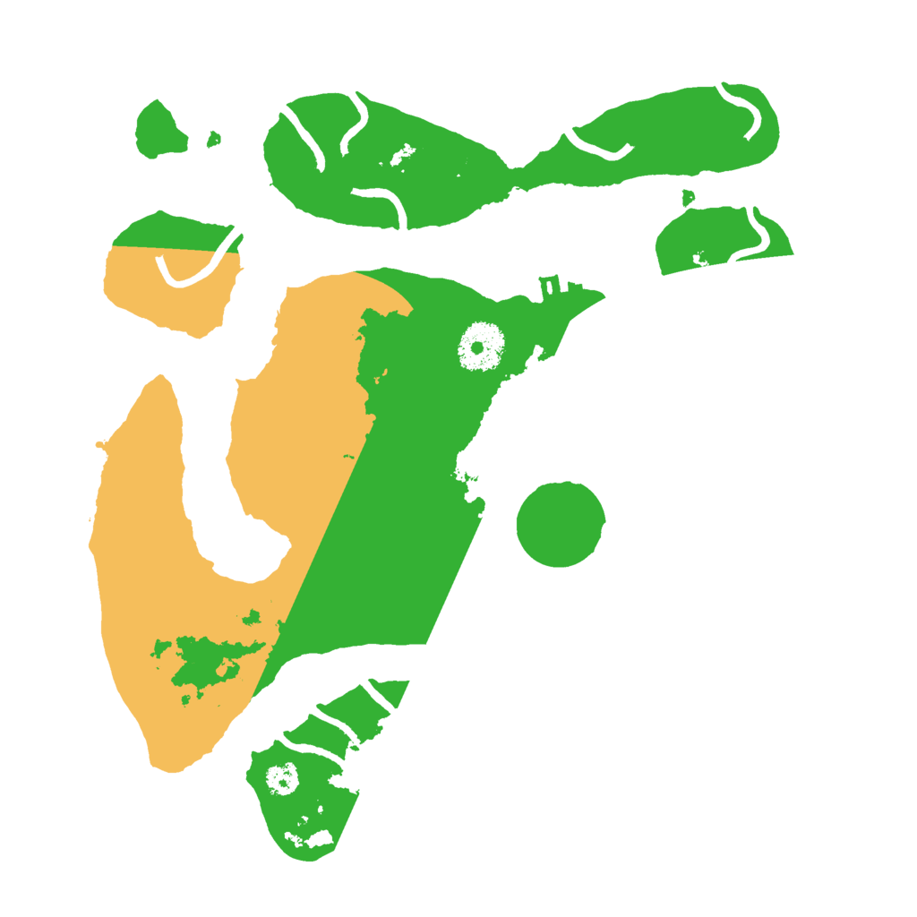 Biome Rust Map: Procedural Map, Size: 2900, Seed: 123756