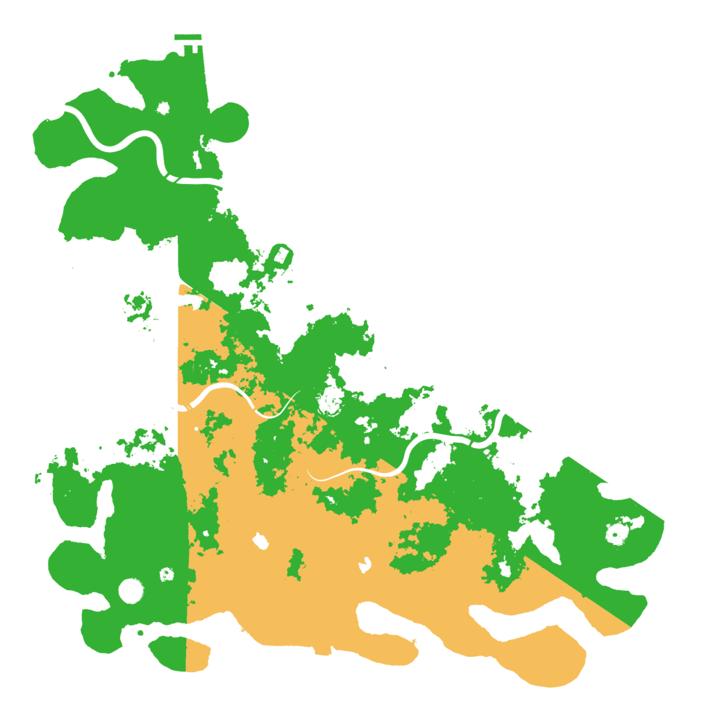 Biome Rust Map: Procedural Map, Size: 5000, Seed: 827601871