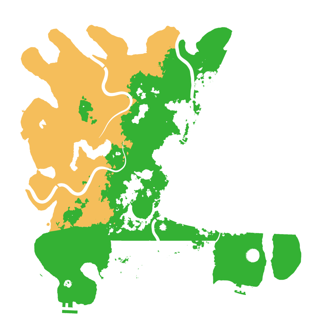 Biome Rust Map: Procedural Map, Size: 4200, Seed: 1024