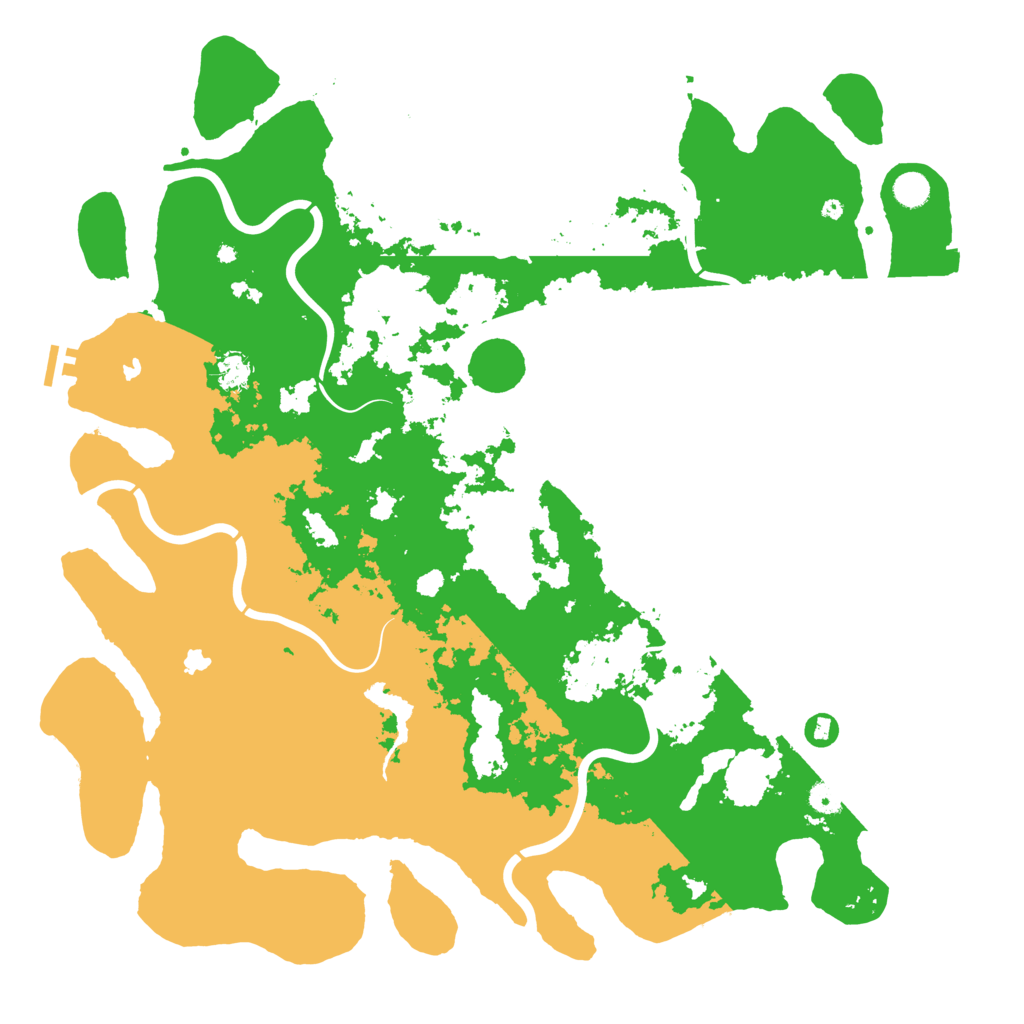 Biome Rust Map: Procedural Map, Size: 5000, Seed: 1312
