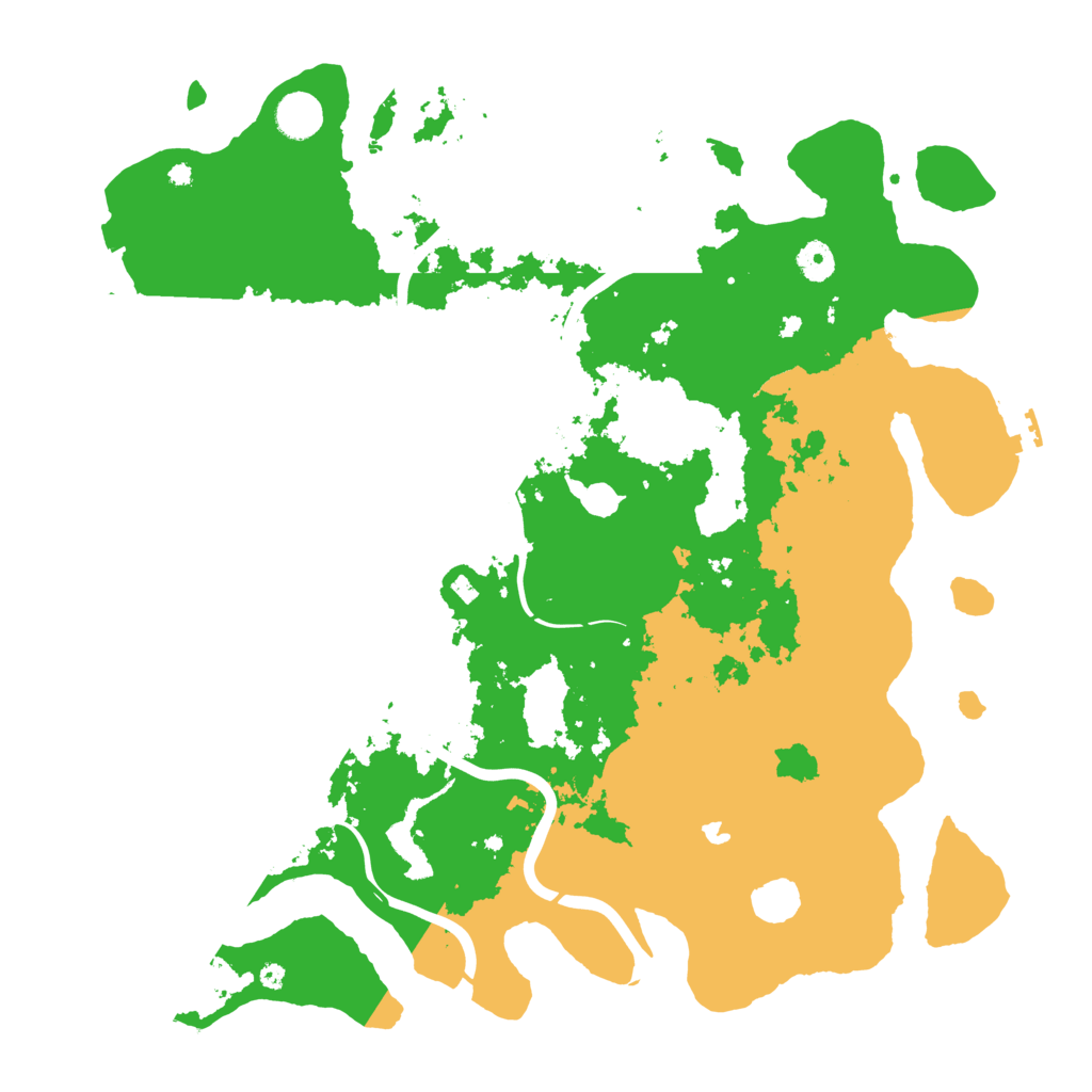 Biome Rust Map: Procedural Map, Size: 4300, Seed: 803635051
