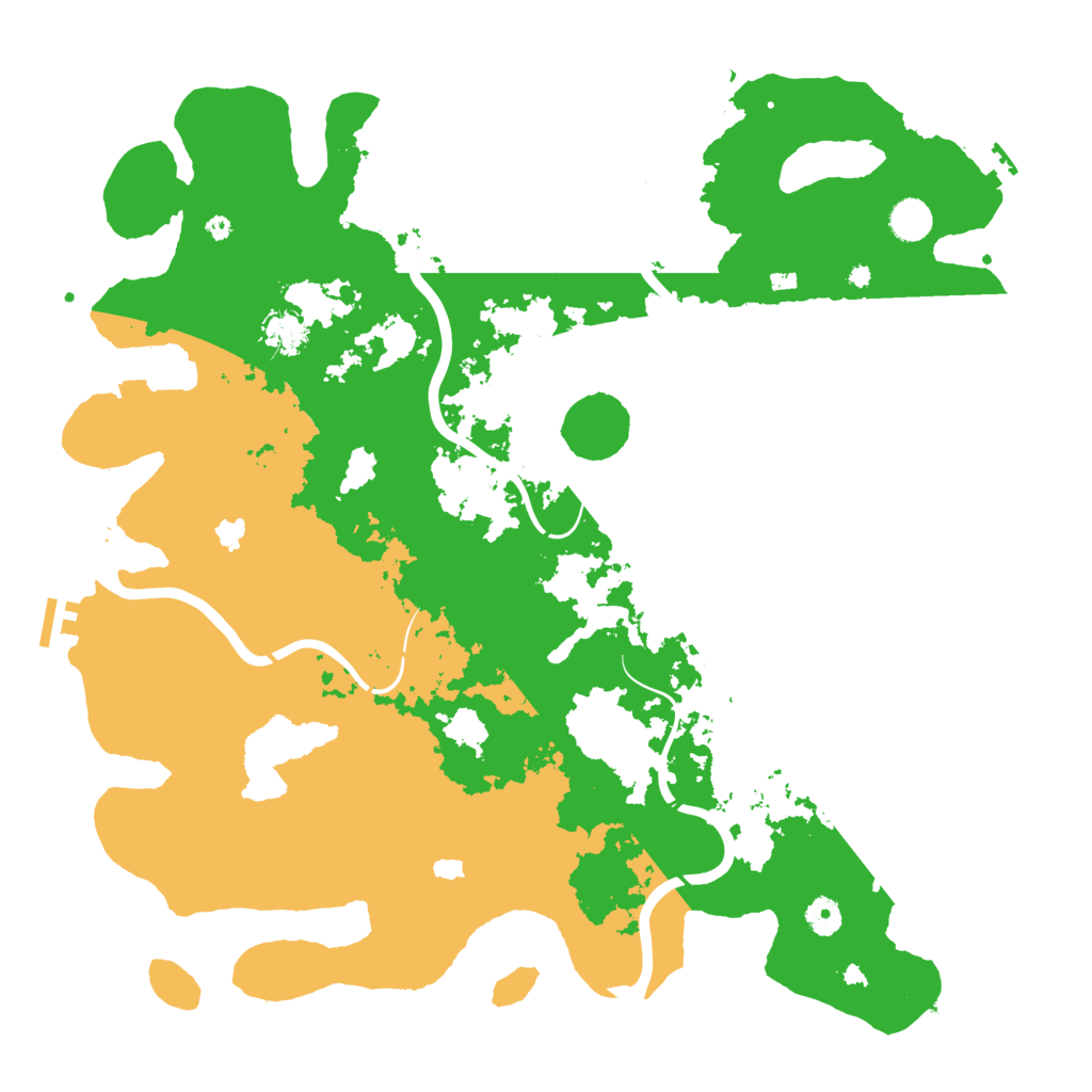 Biome Rust Map: Procedural Map, Size: 4500, Seed: 615336913