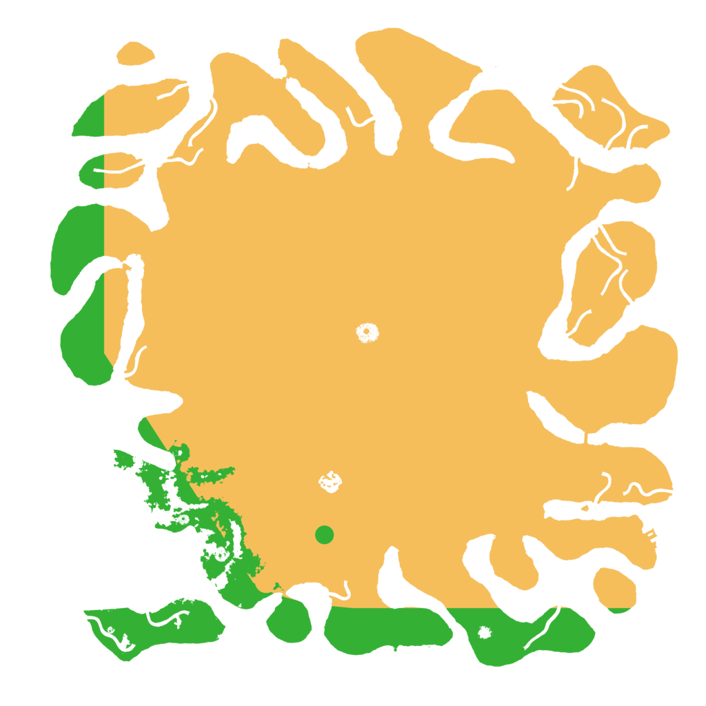 Biome Rust Map: Procedural Map, Size: 5000, Seed: 1965489