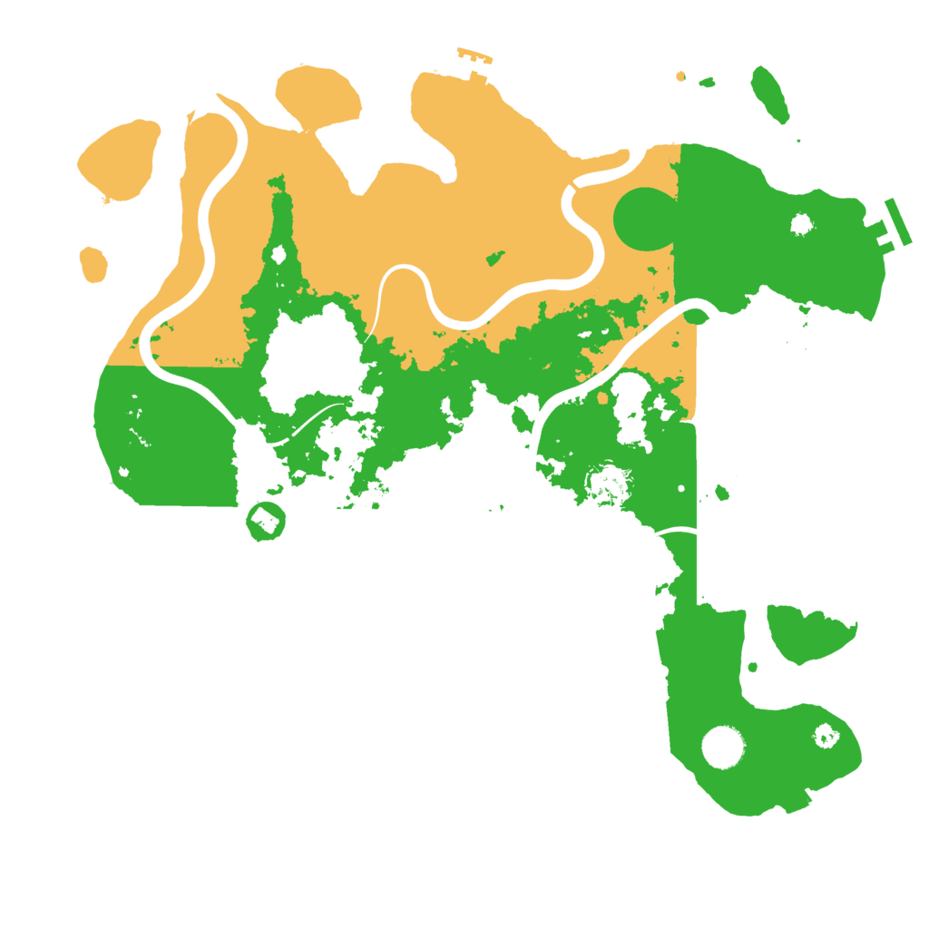 Biome Rust Map: Procedural Map, Size: 3850, Seed: 222777