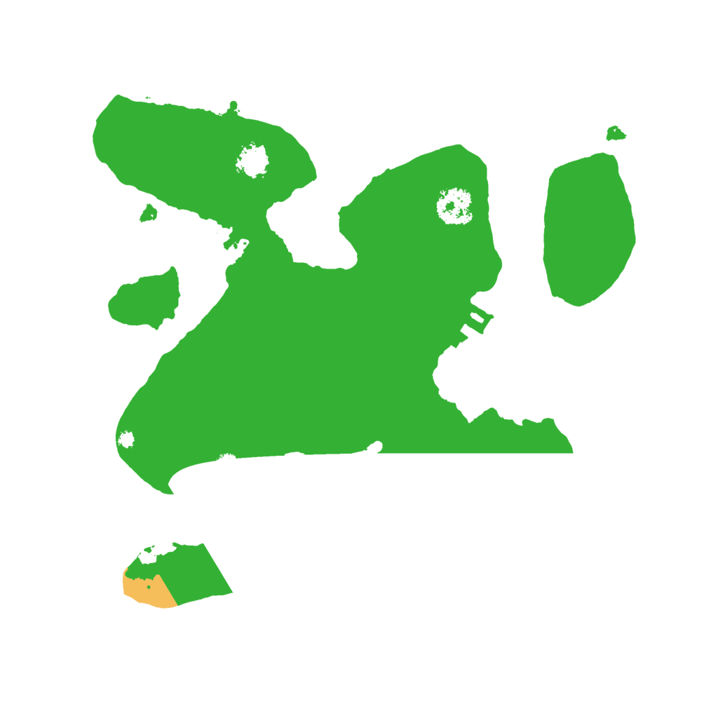 Biome Rust Map: Procedural Map, Size: 2000, Seed: 2323