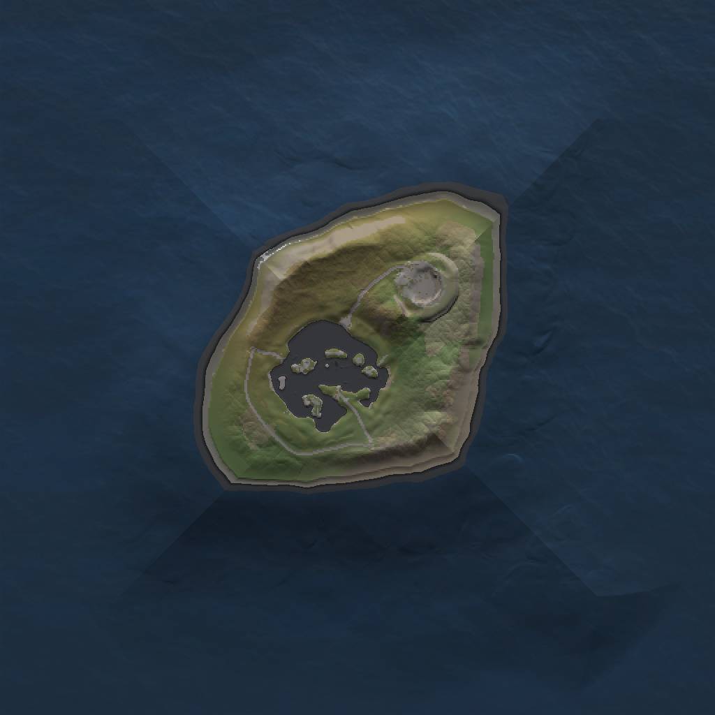 Rust Map: Barren, Size: 1000, Seed: 9816594, 3 Monuments