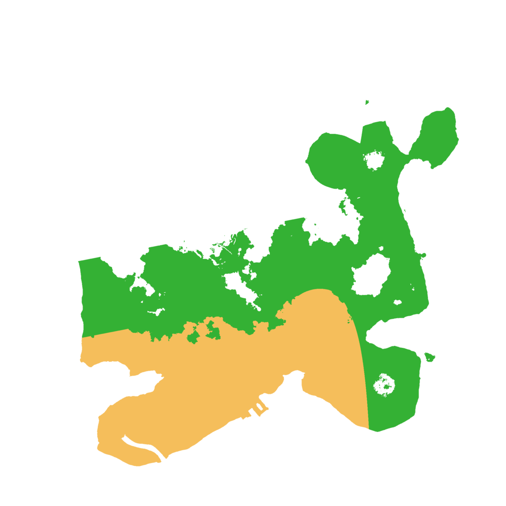 Biome Rust Map: Procedural Map, Size: 2500, Seed: 1539226888