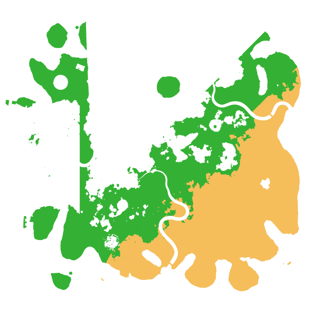 Biome Rust Map: Procedural Map, Size: 4000, Seed: 2000