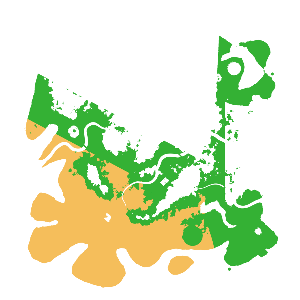 Biome Rust Map: Procedural Map, Size: 4000, Seed: 256522
