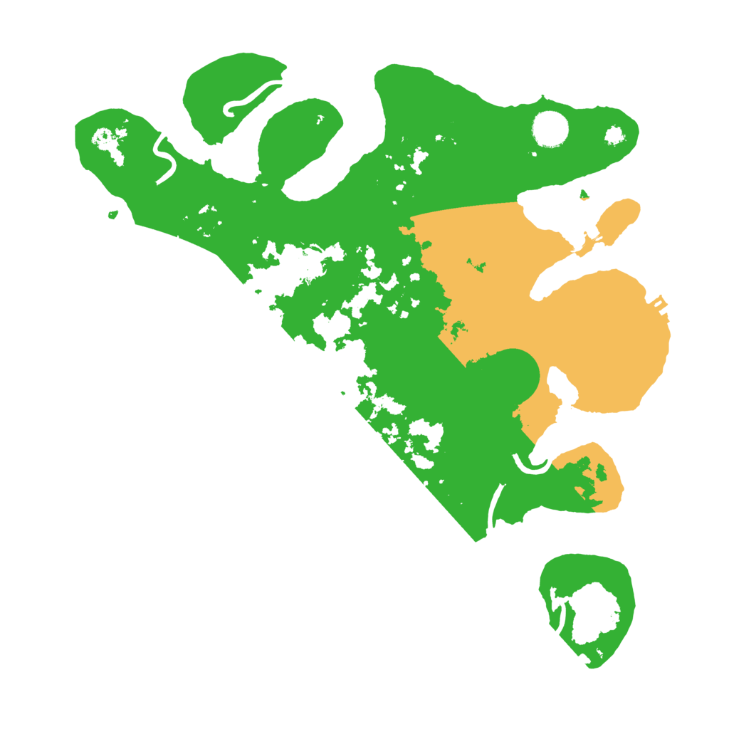 Biome Rust Map: Procedural Map, Size: 3550, Seed: 973987