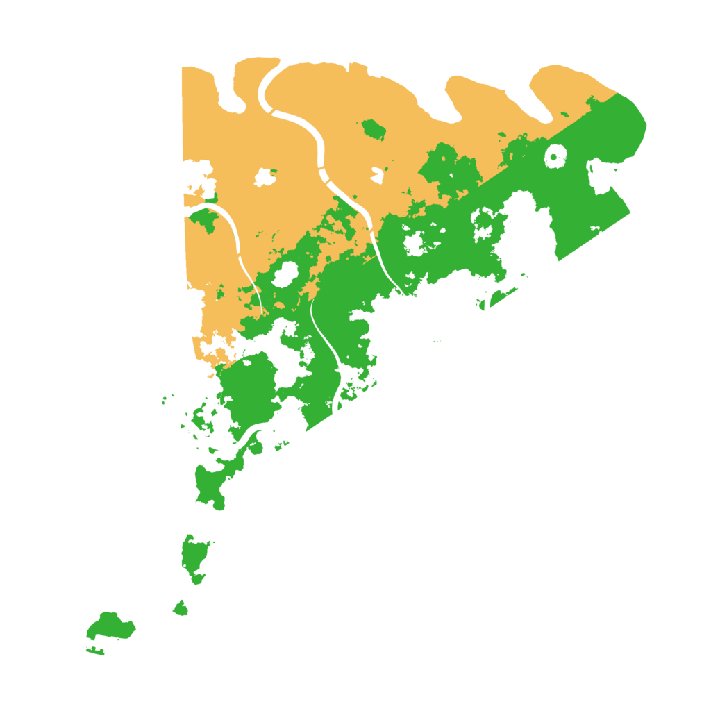 Biome Rust Map: Procedural Map, Size: 4500, Seed: 16