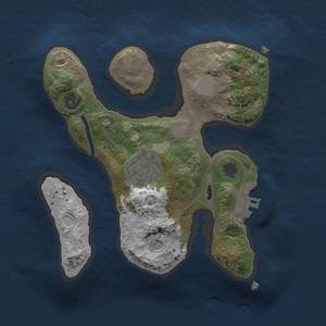 Thumbnail Rust Map: Procedural Map, Size: 2000, Seed: 3, 8 Monuments