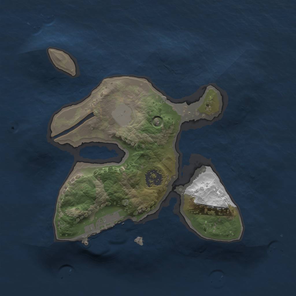 Rust Map: Procedural Map, Size: 1700, Seed: 1679873412, 6 Monuments