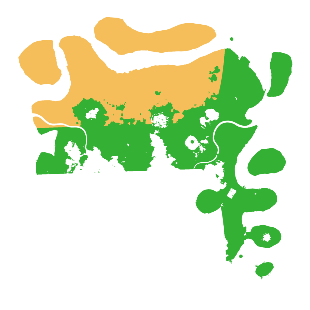 Biome Rust Map: Procedural Map, Size: 3500, Seed: 2249013