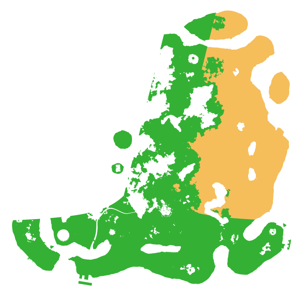 Biome Rust Map: Procedural Map, Size: 4500, Seed: 1273967021