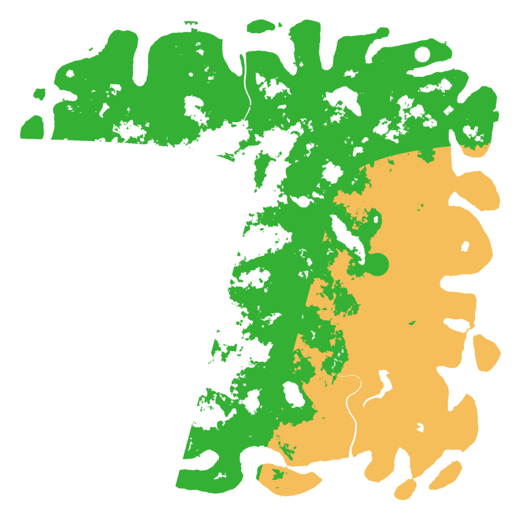 Biome Rust Map: Procedural Map, Size: 6000, Seed: 2432861