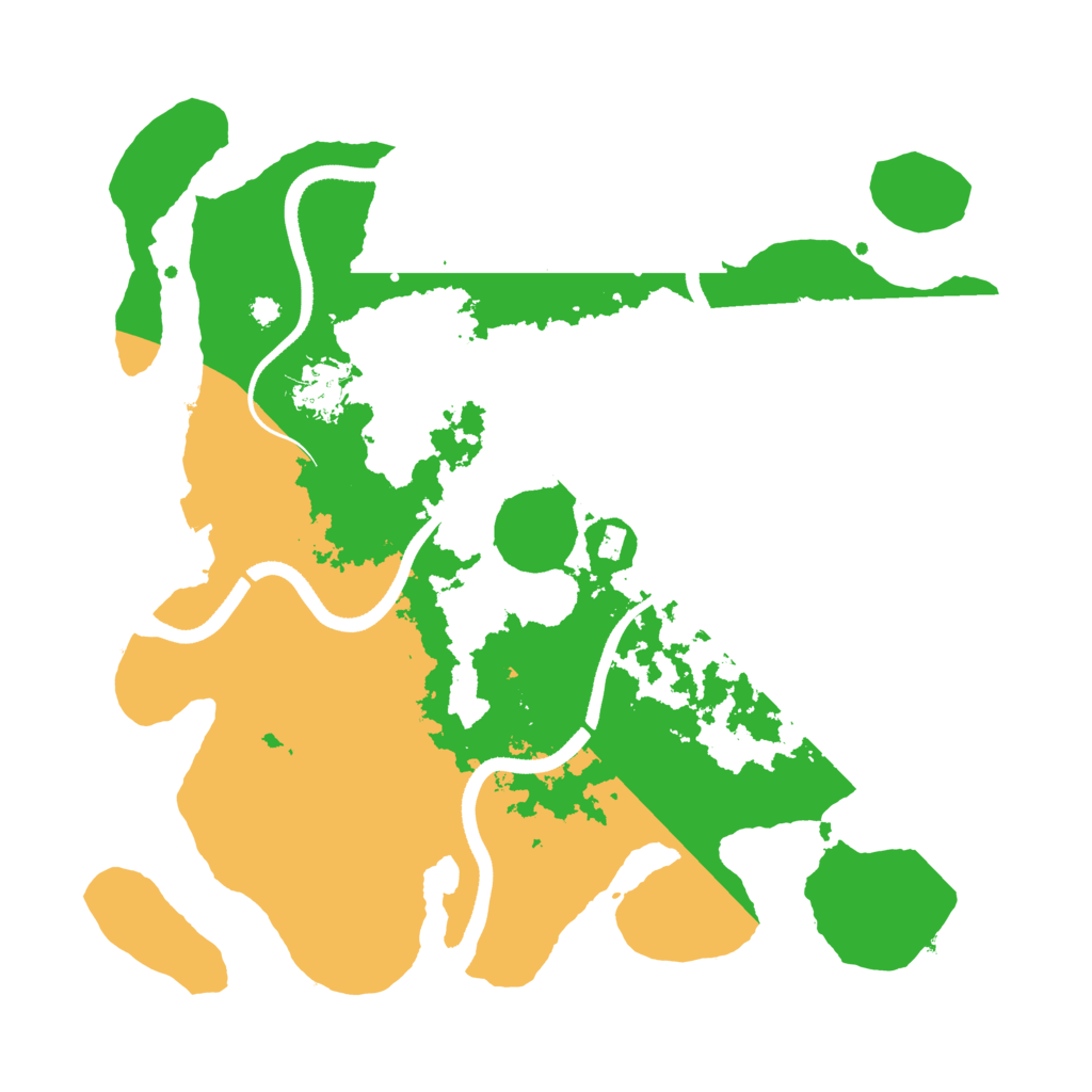 Biome Rust Map: Procedural Map, Size: 3500, Seed: 2047482526