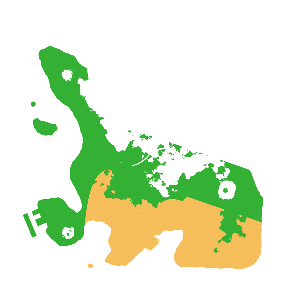 Biome Rust Map: Procedural Map, Size: 2500, Seed: 26000