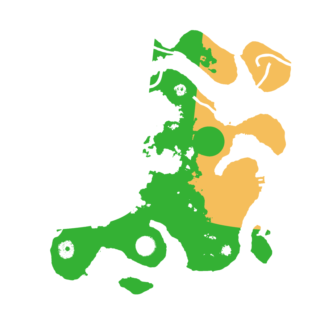 Biome Rust Map: Procedural Map, Size: 2800, Seed: 1754476451