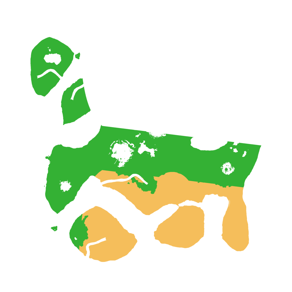 Biome Rust Map: Procedural Map, Size: 2450, Seed: 2147483645