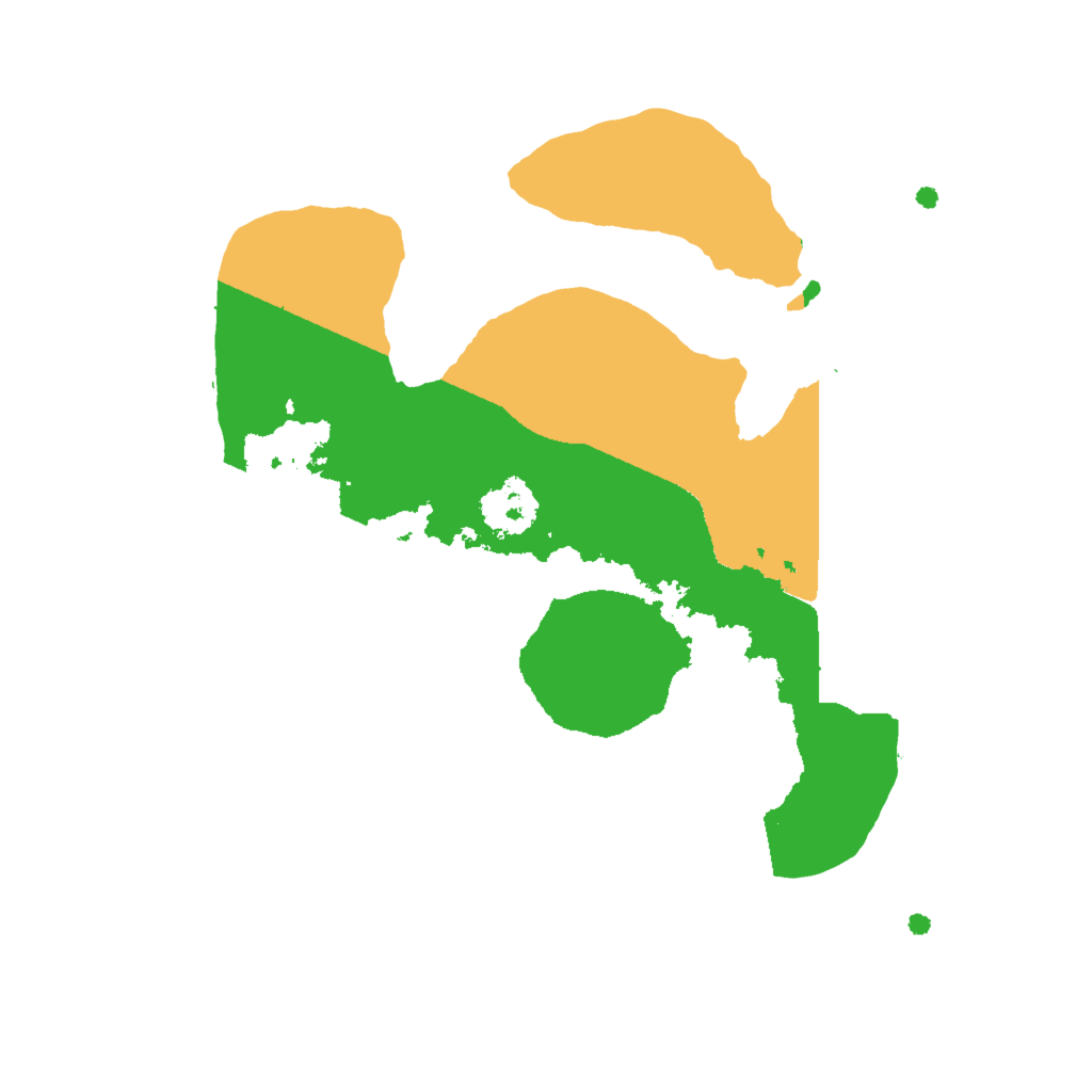 Biome Rust Map: Procedural Map, Size: 2000, Seed: 35662881