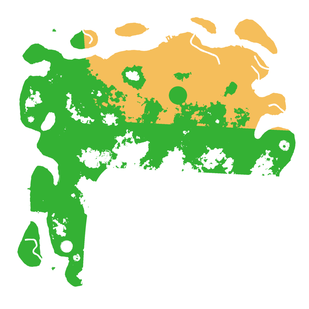 Biome Rust Map: Procedural Map, Size: 4500, Seed: 79150786