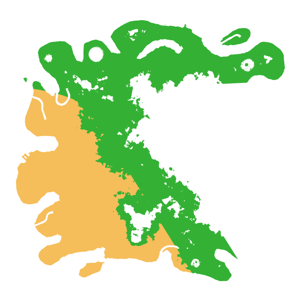 Biome Rust Map: Procedural Map, Size: 3700, Seed: 7878