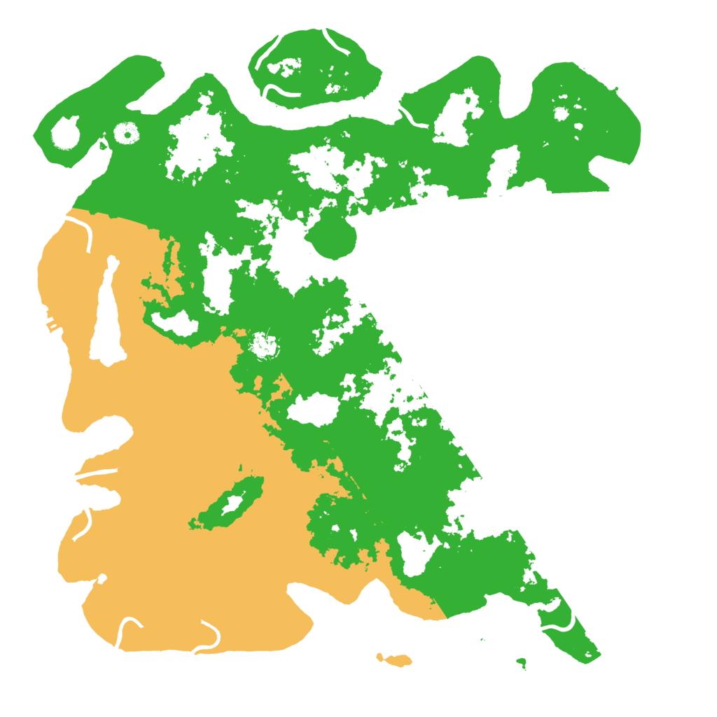 Biome Rust Map: Procedural Map, Size: 4500, Seed: 117