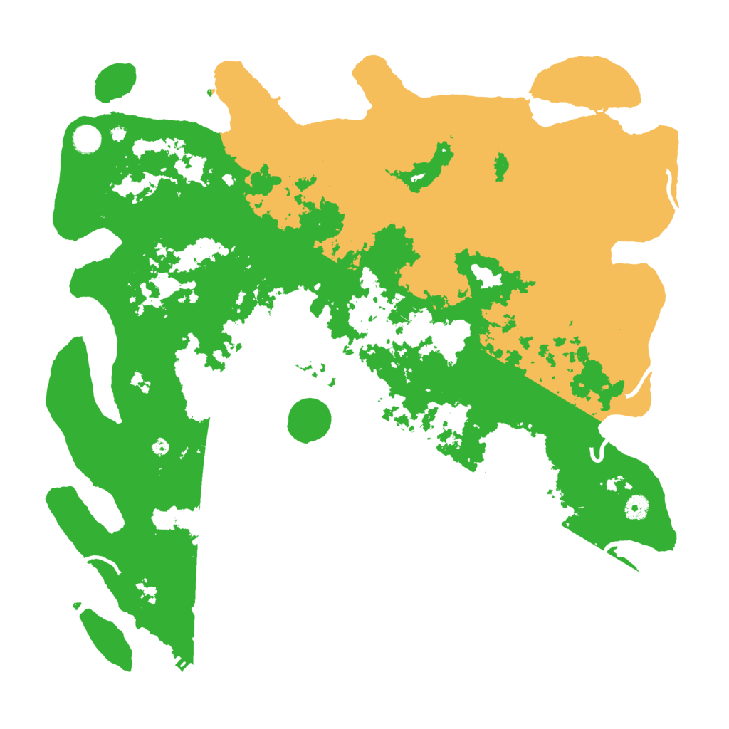 Biome Rust Map: Procedural Map, Size: 4500, Seed: 54774