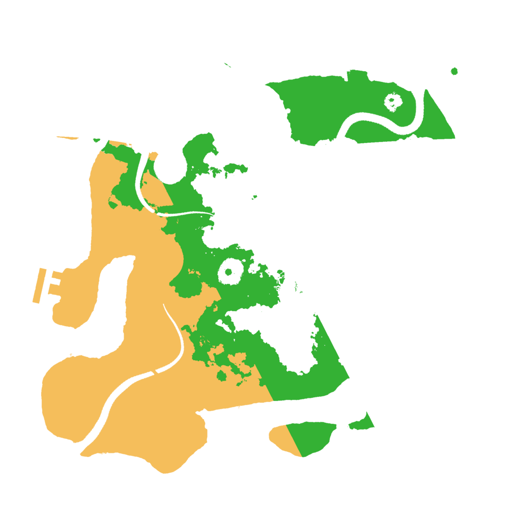 Biome Rust Map: Procedural Map, Size: 3000, Seed: 684