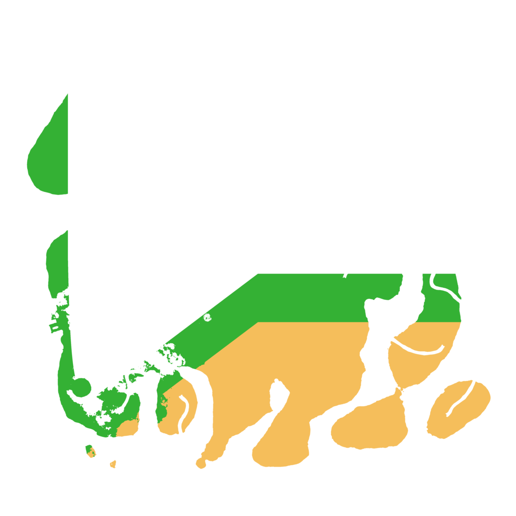 Biome Rust Map: Procedural Map, Size: 3600, Seed: 225779354