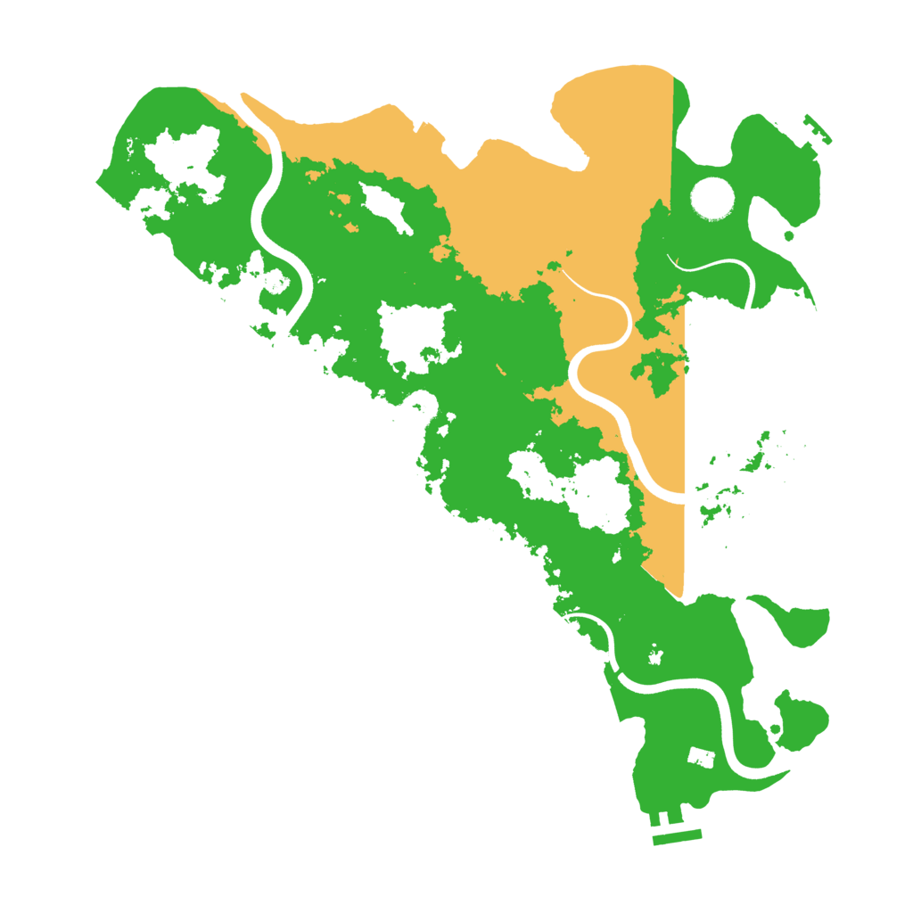 Biome Rust Map: Procedural Map, Size: 3750, Seed: 6900