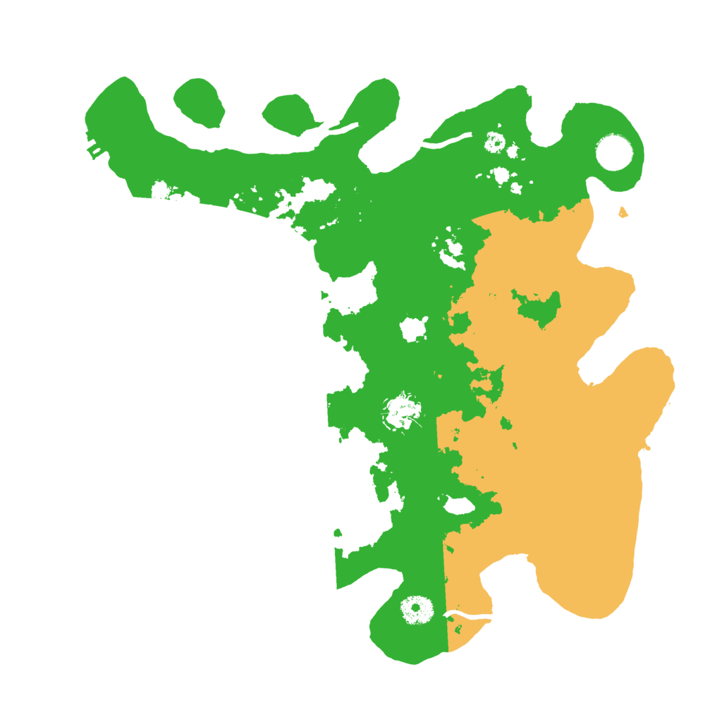 Biome Rust Map: Procedural Map, Size: 3500, Seed: 1114502924