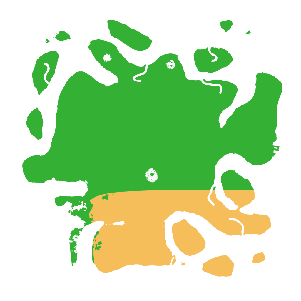 Biome Rust Map: Procedural Map, Size: 3501, Seed: 17777