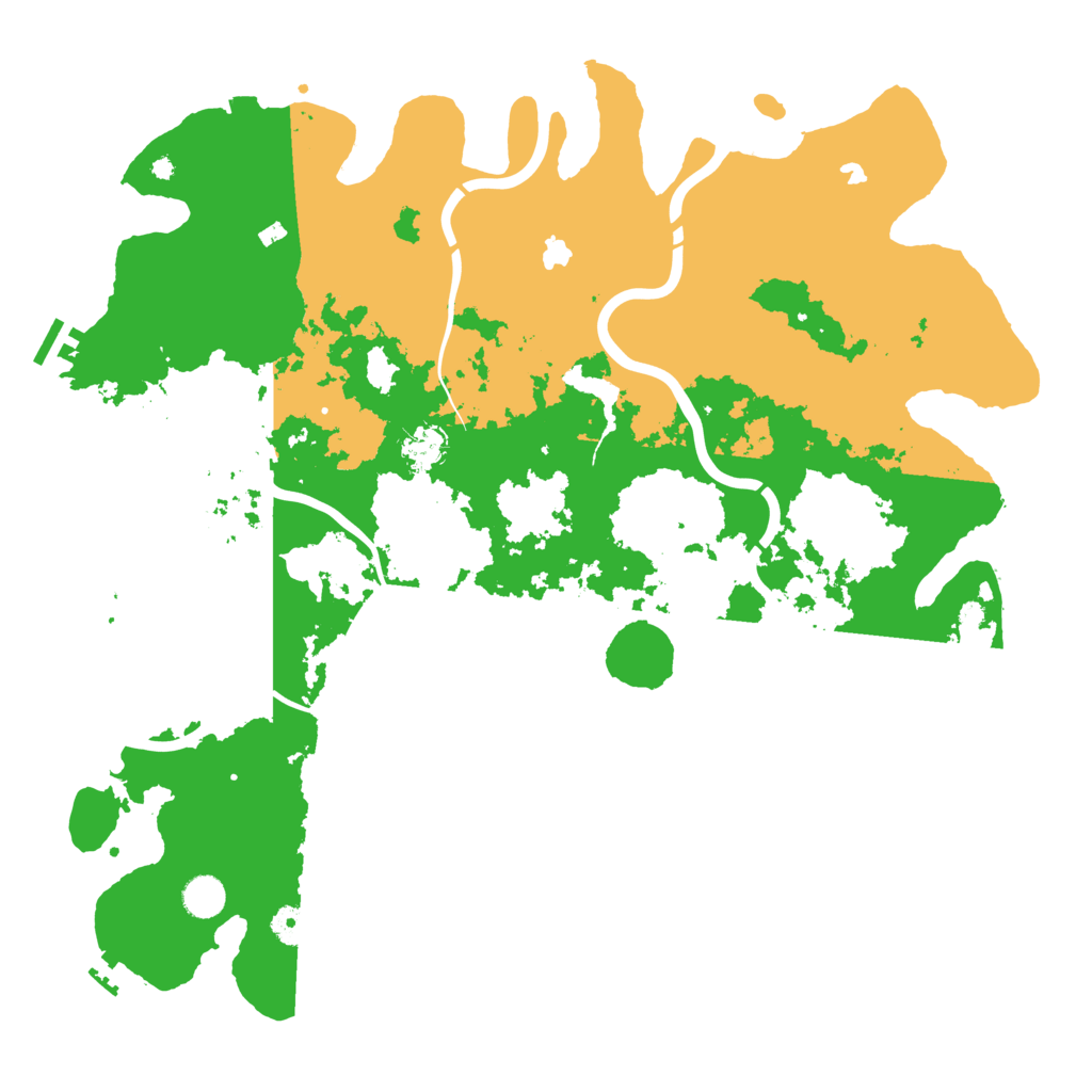 Biome Rust Map: Procedural Map, Size: 4500, Seed: 89295756