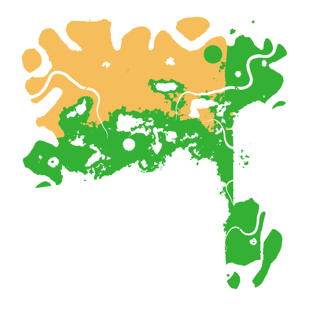 Biome Rust Map: Procedural Map, Size: 4500, Seed: 792154077