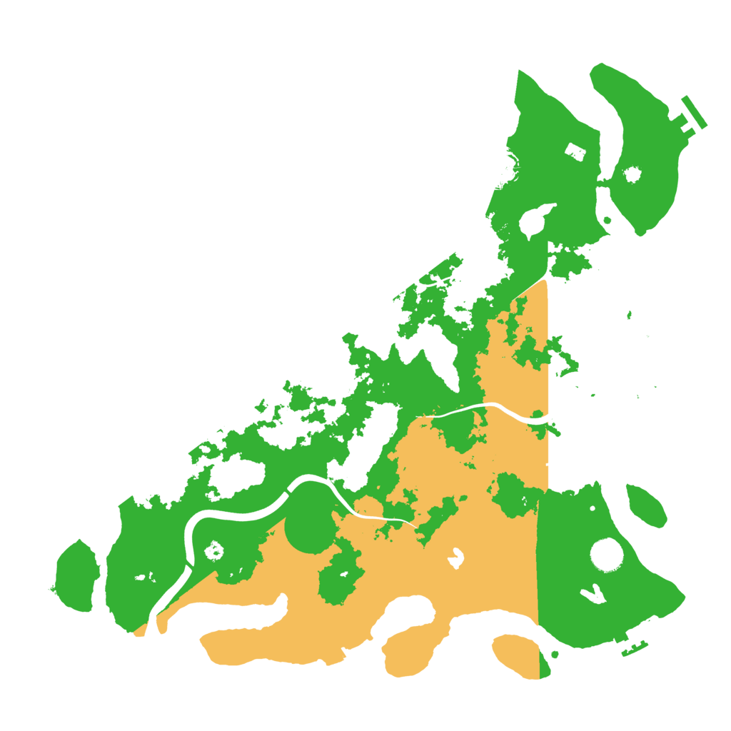 Biome Rust Map: Procedural Map, Size: 4000, Seed: 764051