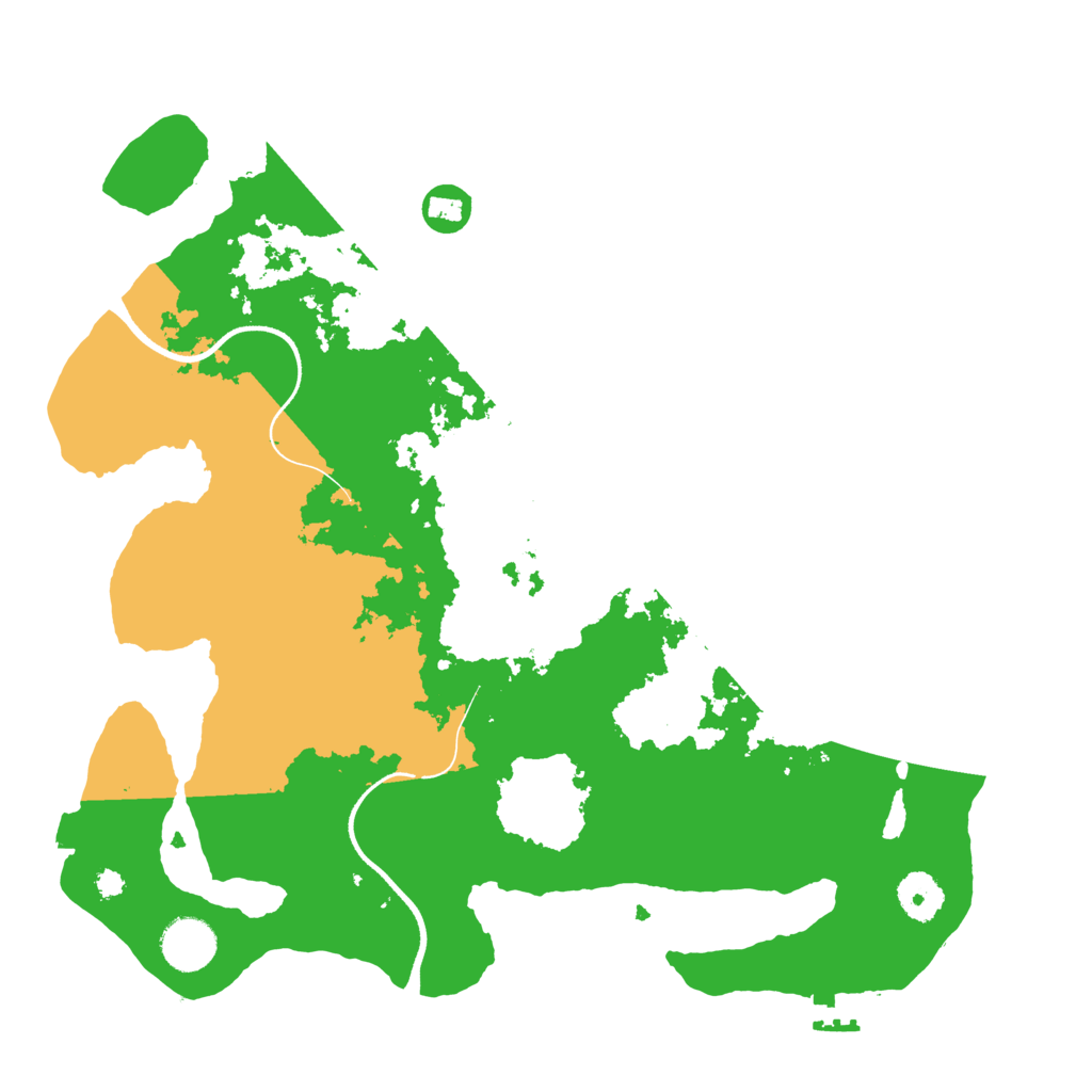 Biome Rust Map: Procedural Map, Size: 3550, Seed: 821949