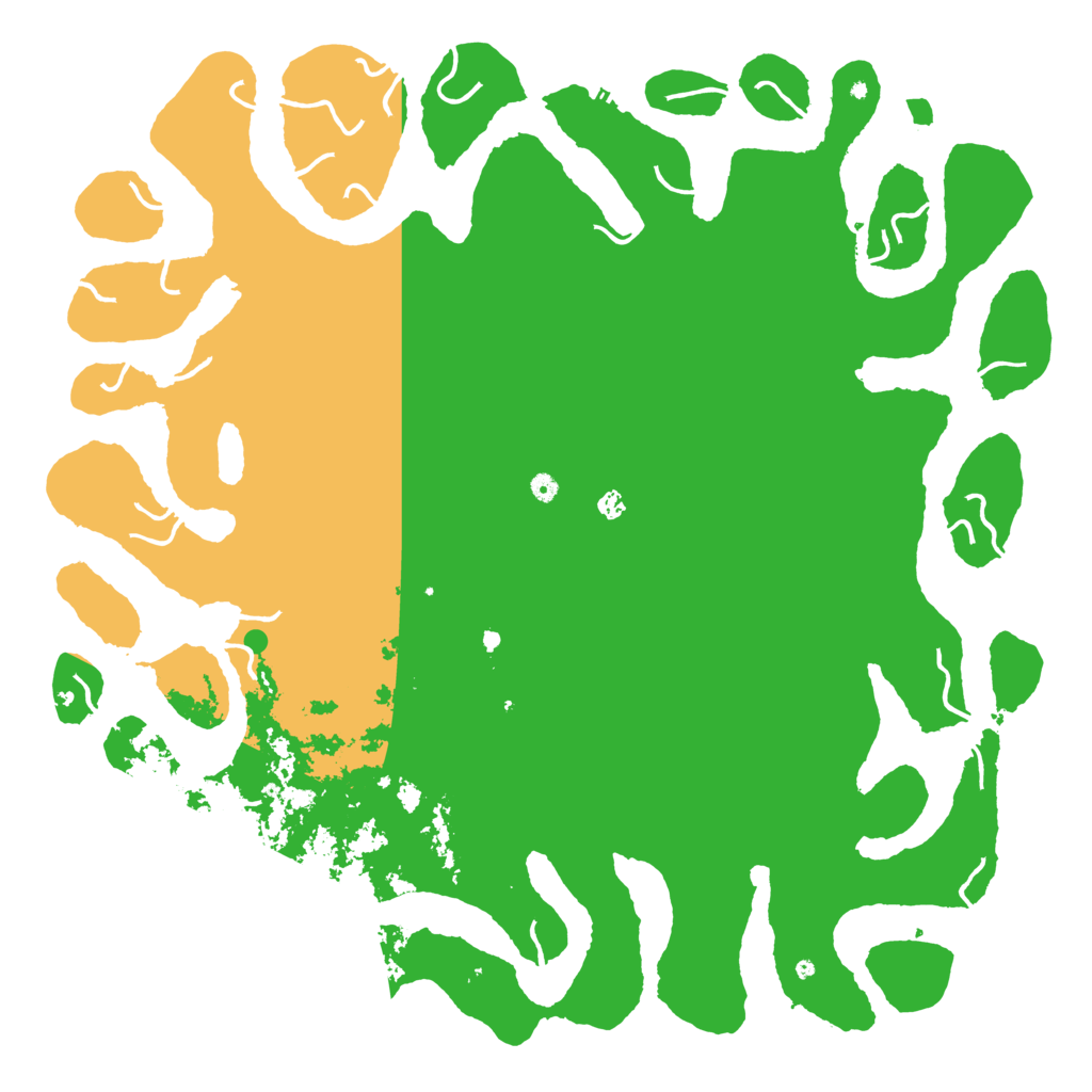 Biome Rust Map: Procedural Map, Size: 6000, Seed: 8147695