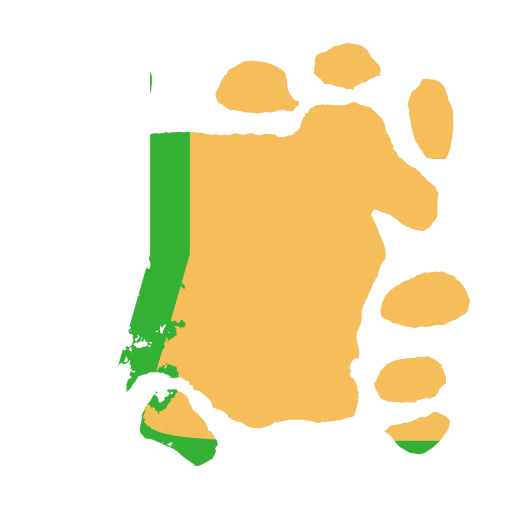 Biome Rust Map: Barren, Size: 3500, Seed: 98481445