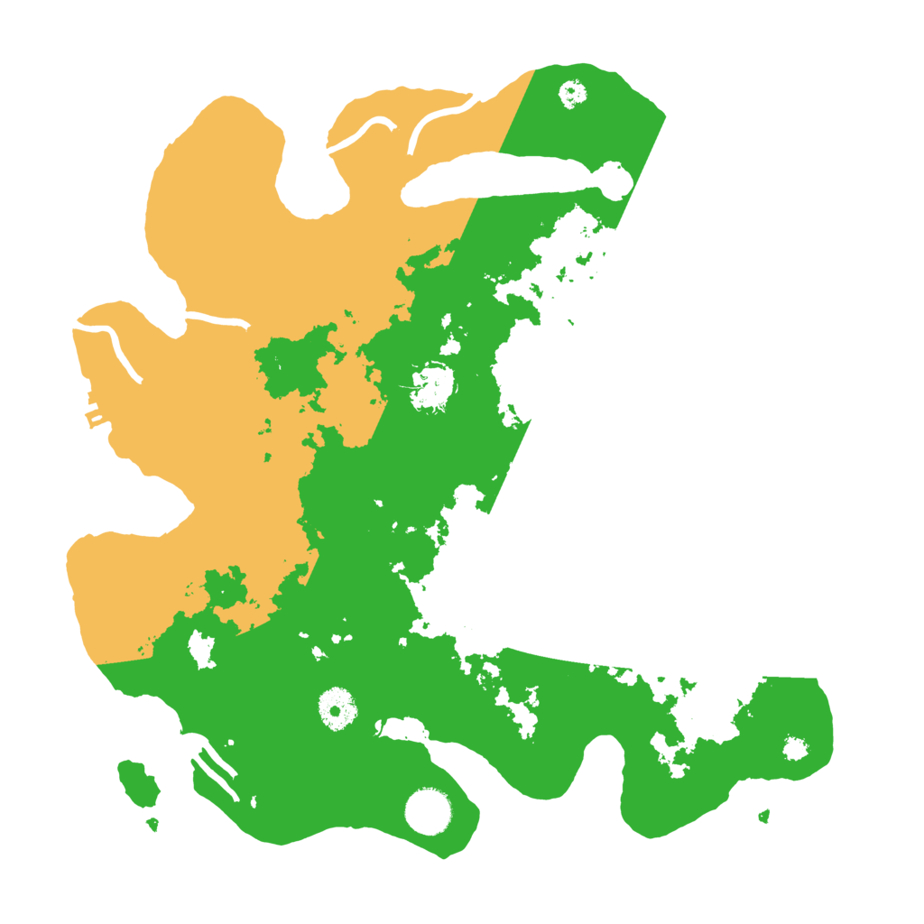 Biome Rust Map: Procedural Map, Size: 3500, Seed: 811915338