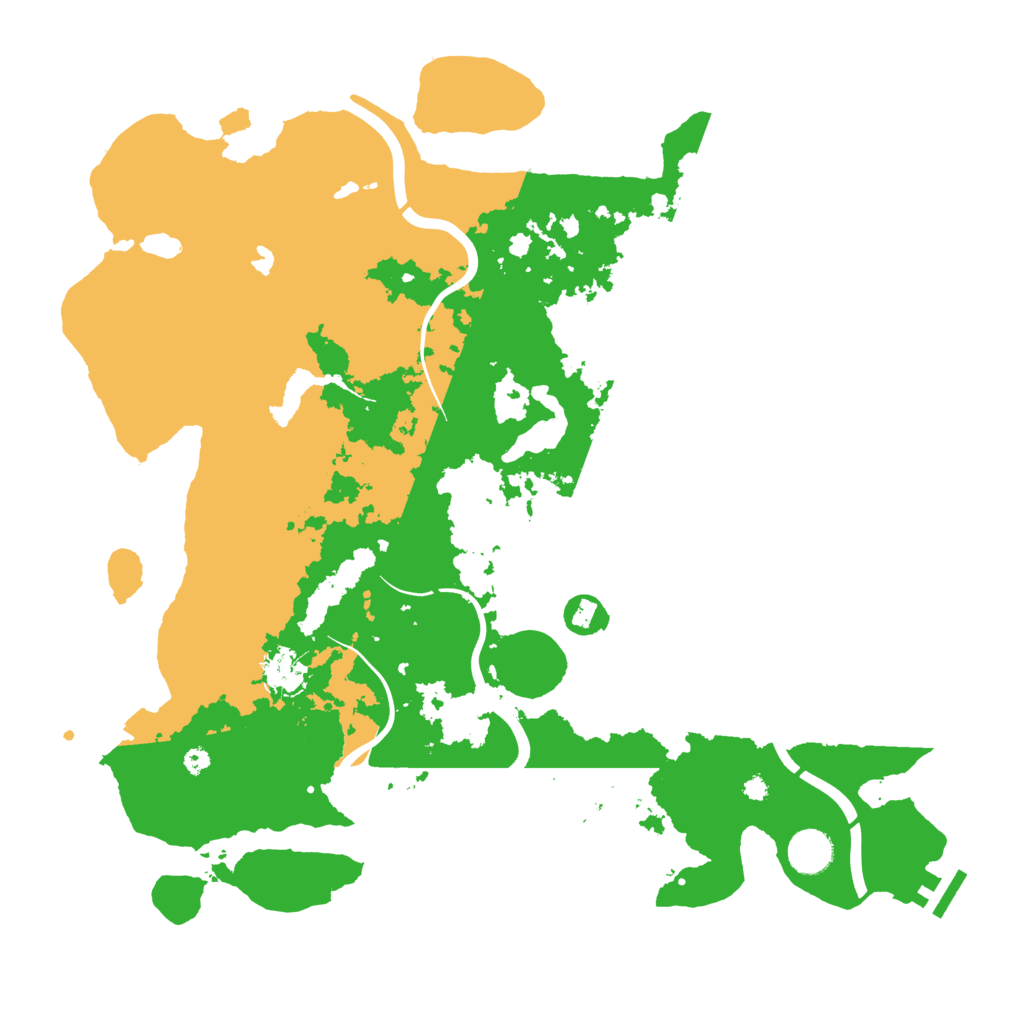 Biome Rust Map: Procedural Map, Size: 4000, Seed: 97290075