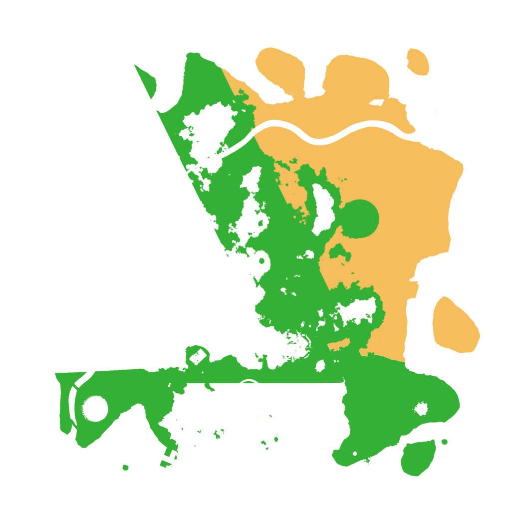 Biome Rust Map: Procedural Map, Size: 3500, Seed: 123456