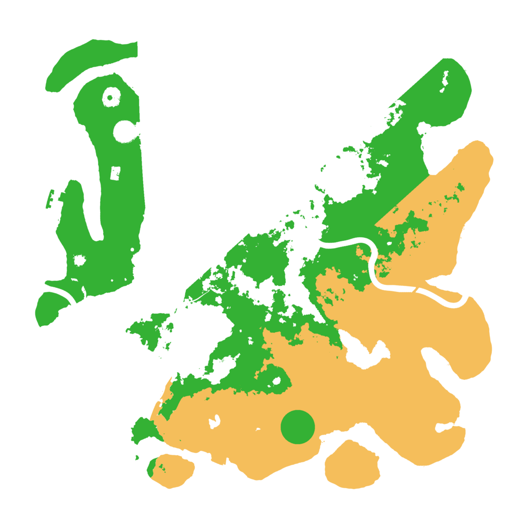 Biome Rust Map: Procedural Map, Size: 4000, Seed: 19021