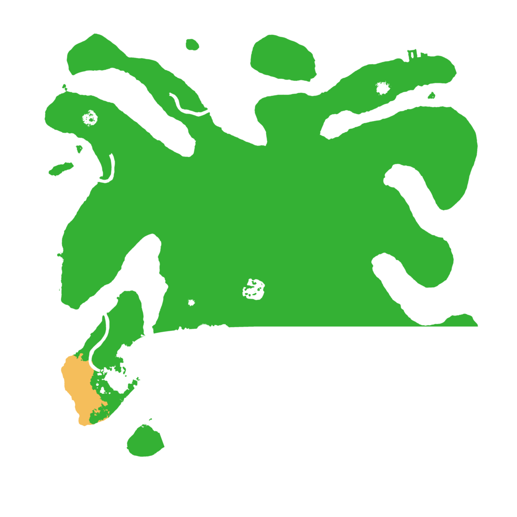 Biome Rust Map: Procedural Map, Size: 3550, Seed: 460161