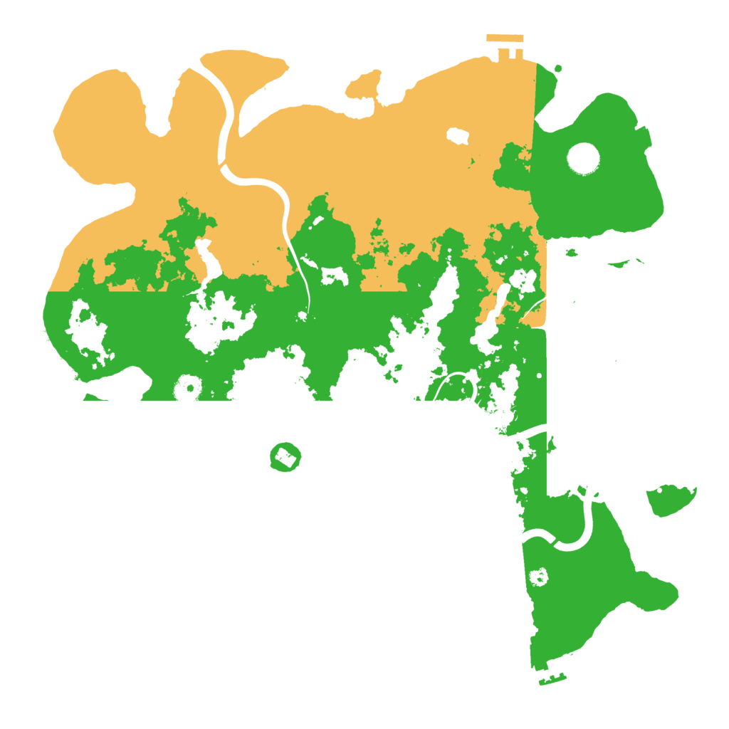 Biome Rust Map: Procedural Map, Size: 4000, Seed: 531666